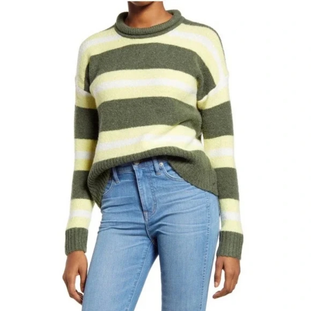 Madewell Striped Fulton Pullover